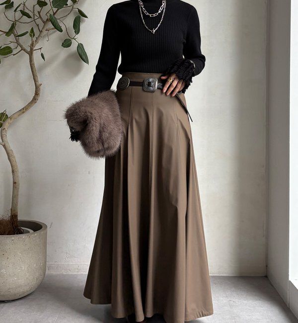  「【WEB限定】フリンジカフスリブニット」|ニット・セーター|