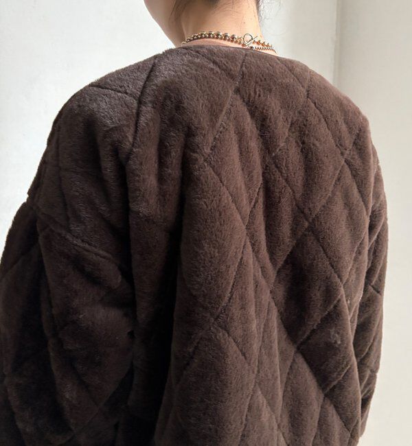  「【WEB限定】リバーシブルファーキルトコート」|その他|