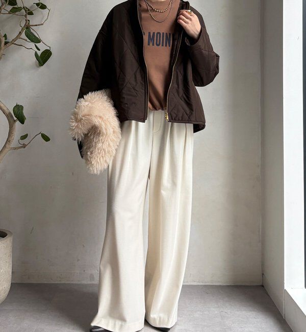  「【WEB限定】リバーシブルファーキルトコート」|その他|