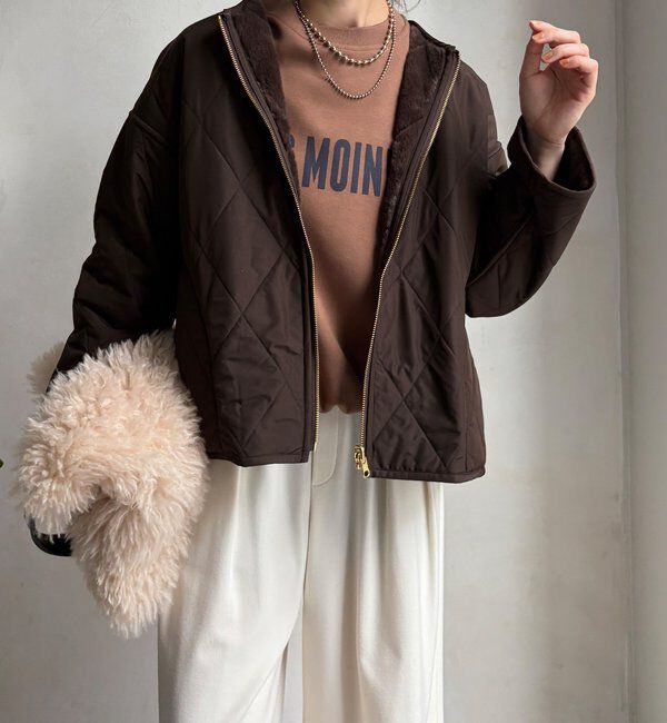  「【WEB限定】リバーシブルファーキルトコート」|その他|