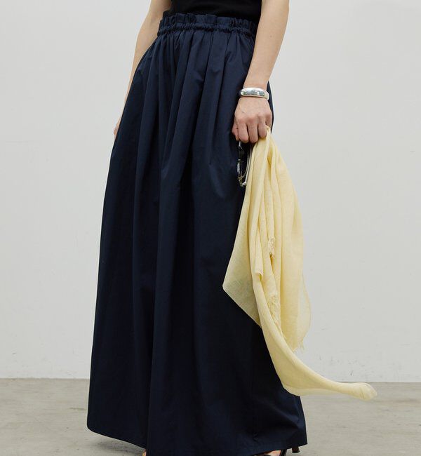  「ギャザーボリュームパンツ」|チノ|