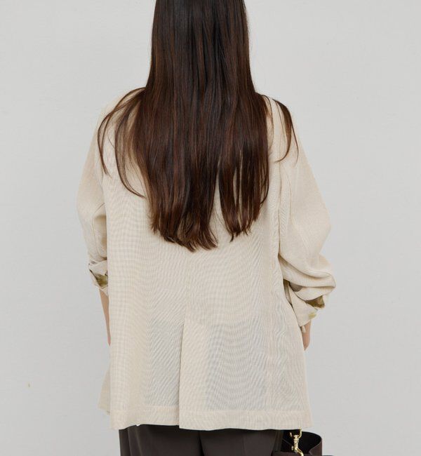  「シアーメッシュジャケット」|テーラードジャケット|