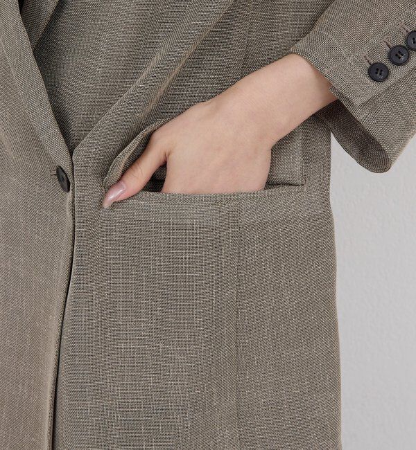  「シアーメッシュジャケット」|テーラードジャケット|