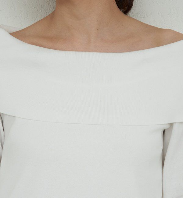  「【手洗い可】オフショルニット」|ニット・セーター|