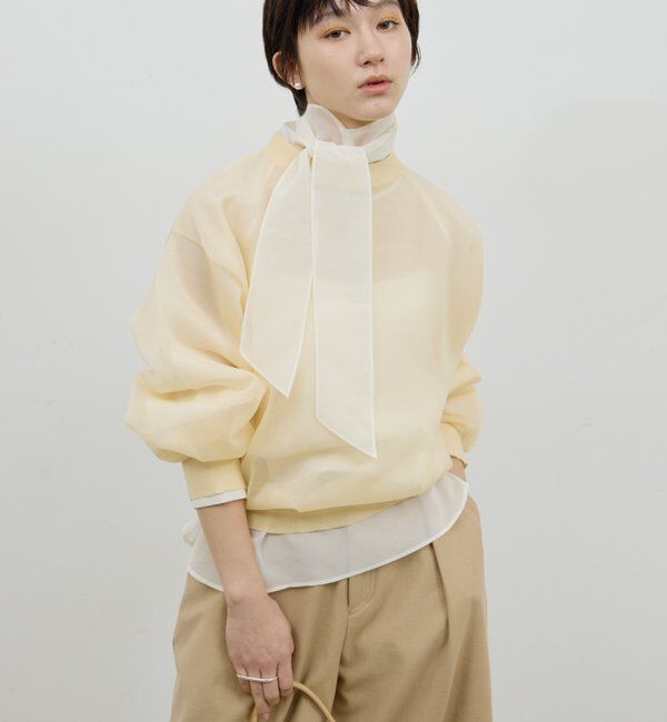  「グロスシアープルオーバー」|ニット・セーター|