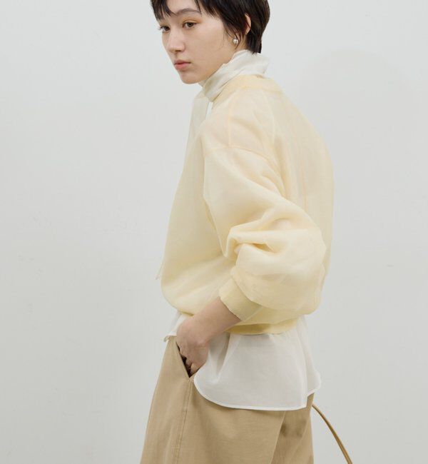  「グロスシアープルオーバー」|ニット・セーター|