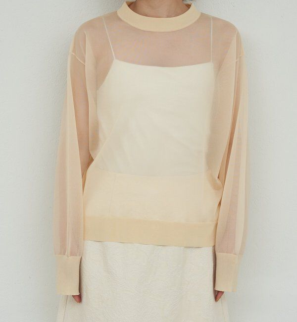  「グロスシアープルオーバー」|ニット・セーター|