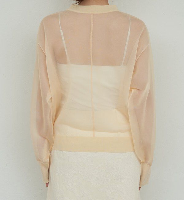  「グロスシアープルオーバー」|ニット・セーター|