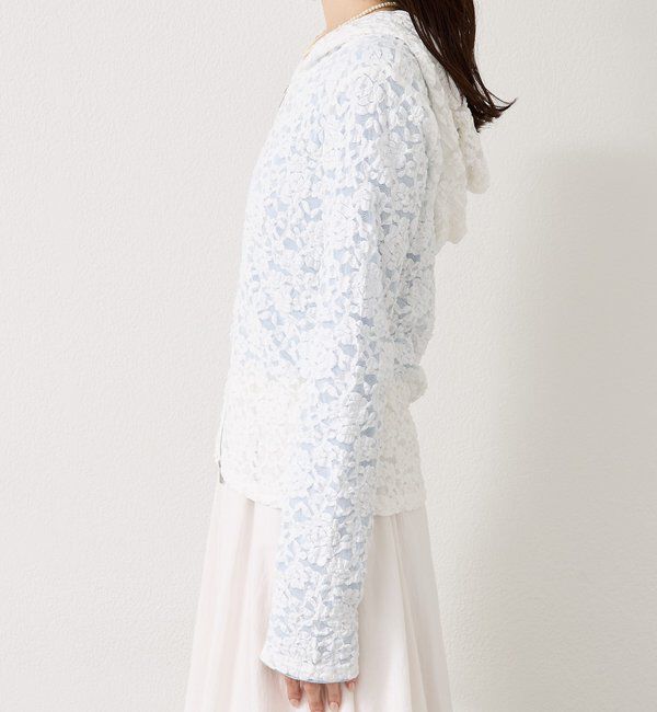  「レースフーディーパーカー」|パーカー|