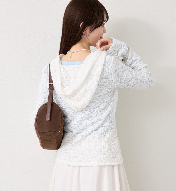  「レースフーディーパーカー」|パーカー|