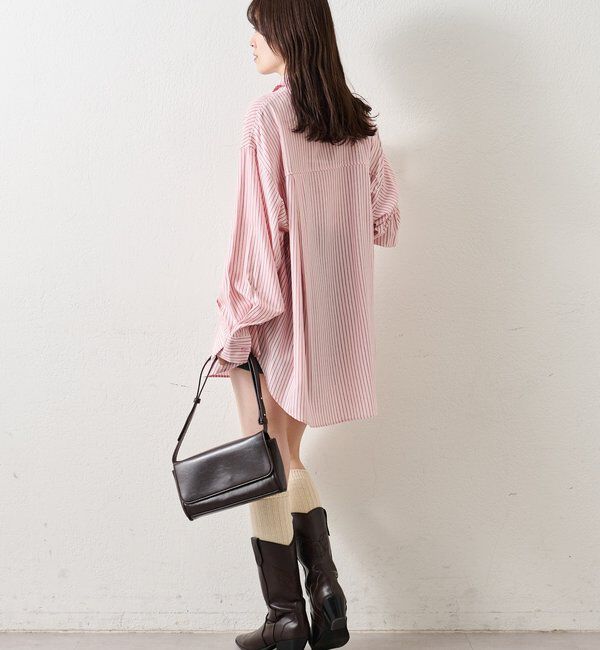  「ボタンレイヤードBIGシャツ」|シャツ・ブラウス|