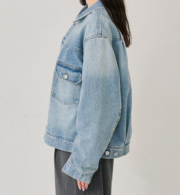  「オーバーデニムジャケット」|デニムジャケット|