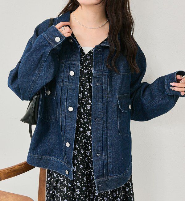  「オーバーデニムジャケット」|デニムジャケット|