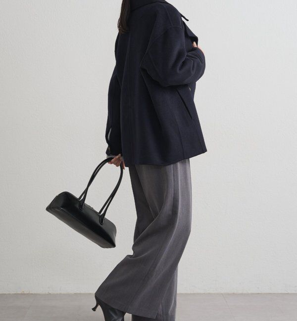 【LOUNGEDRESS】ミドルリバーコート　ネイビー タグ付き新品【LOUNGEDRESS】ミドルリバーコート ネイビー