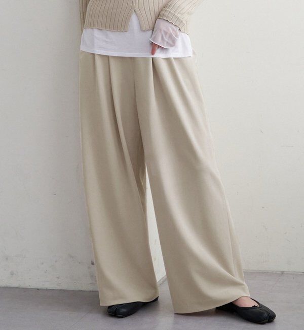  「ポンチ2タックパンツ」|チノ|