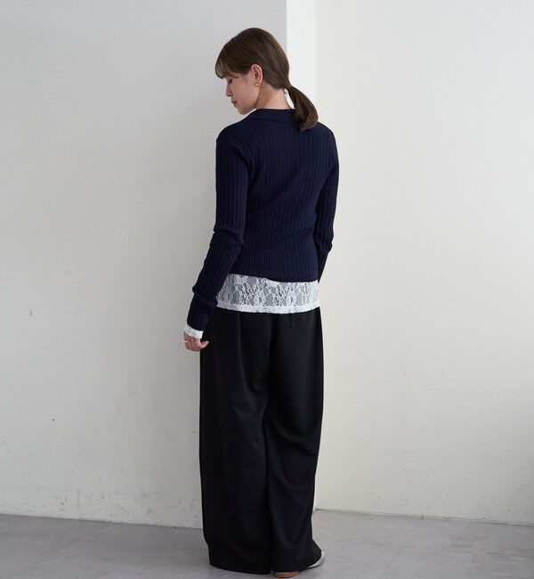  「ポンチ2タックパンツ」|チノ|