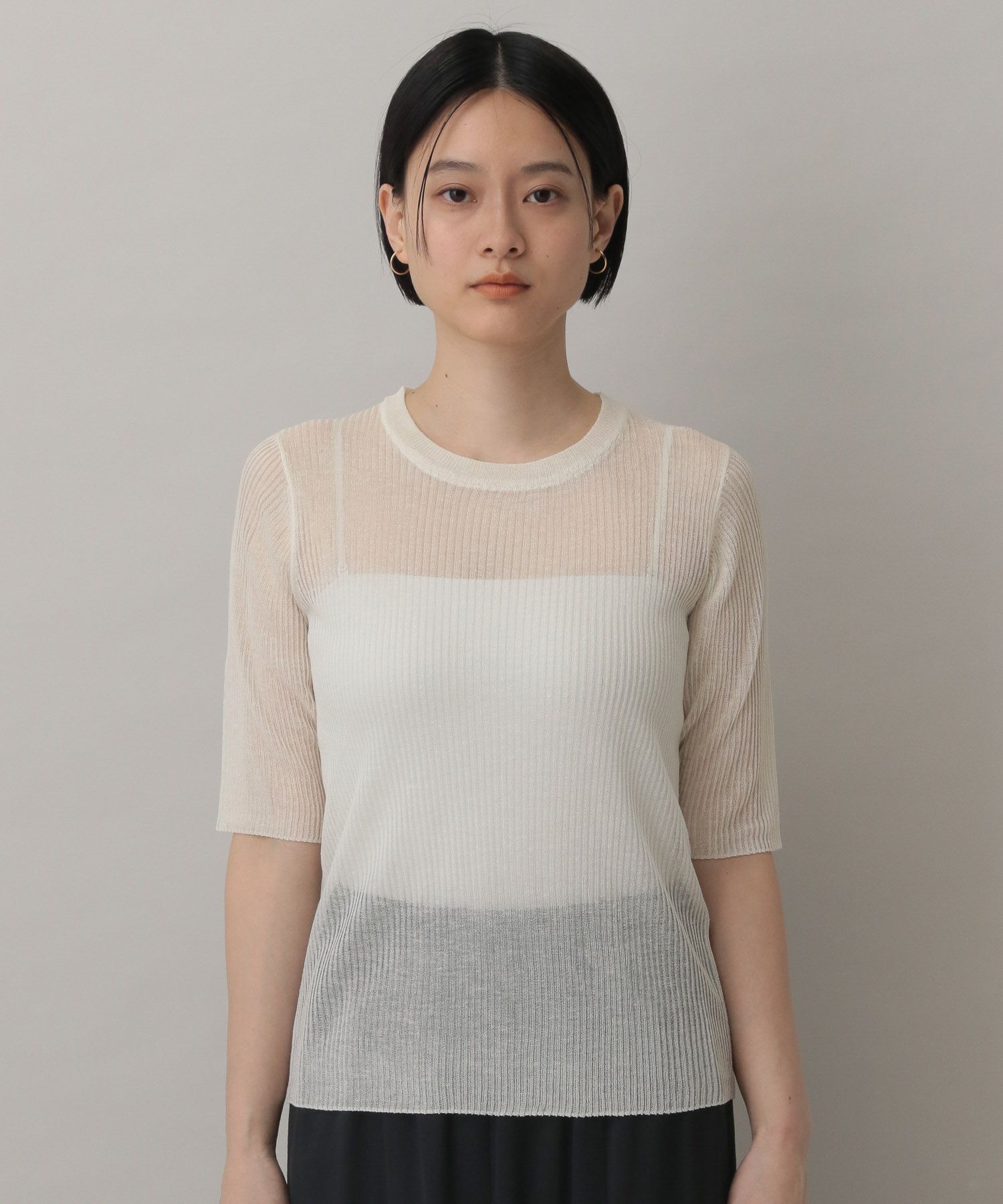 A part by 「シアーリブニットTEE」|ニット・セーター|