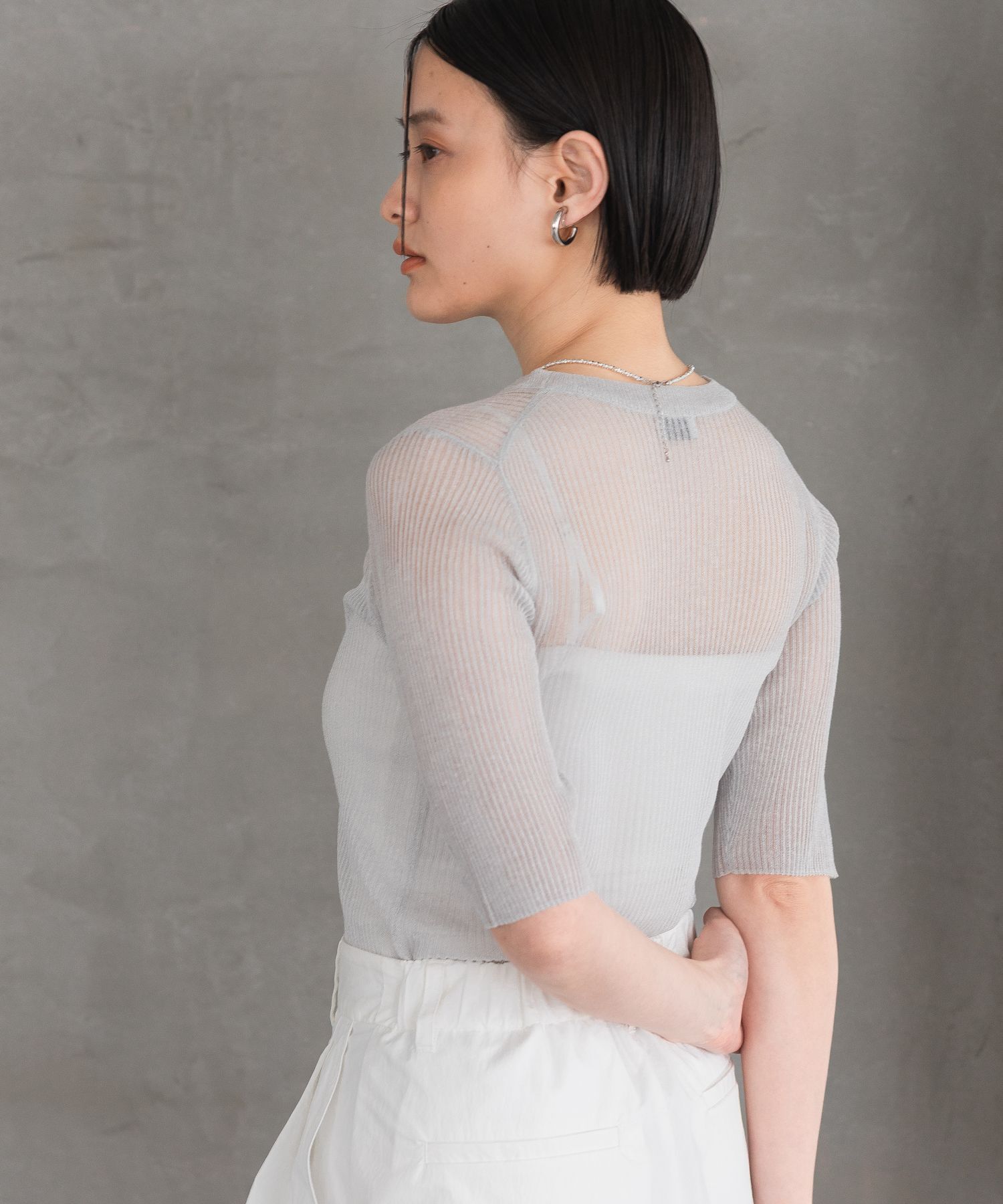 A part by 「シアーリブニットTEE」|ニット・セーター|