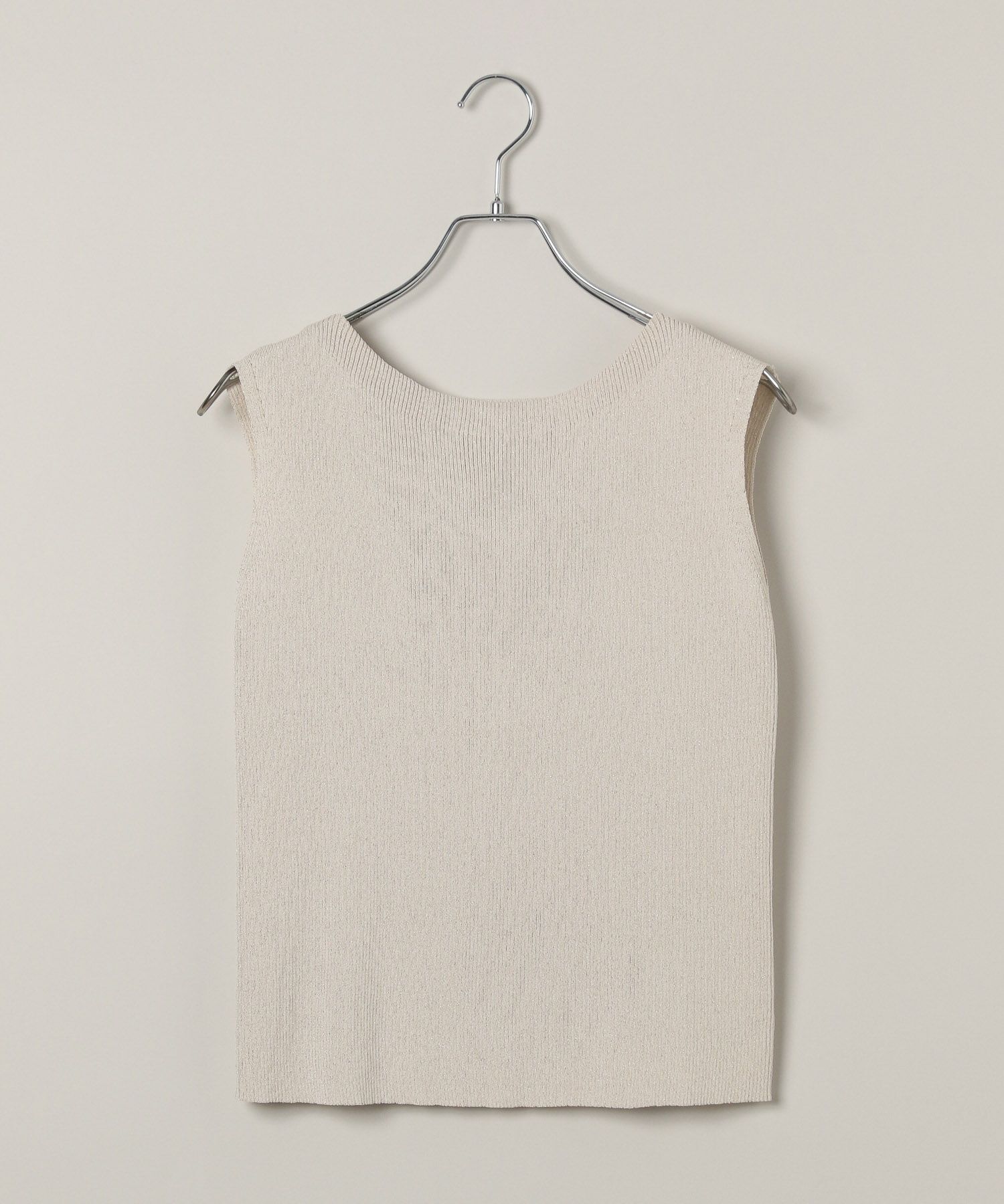 A part by 「ラメリブニットフレンチスリーブ」|タンクトップ|オフホワイト