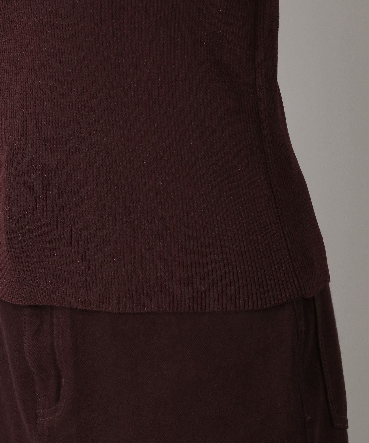 A part by 「ラメリブニットフレンチスリーブ」|タンクトップ|