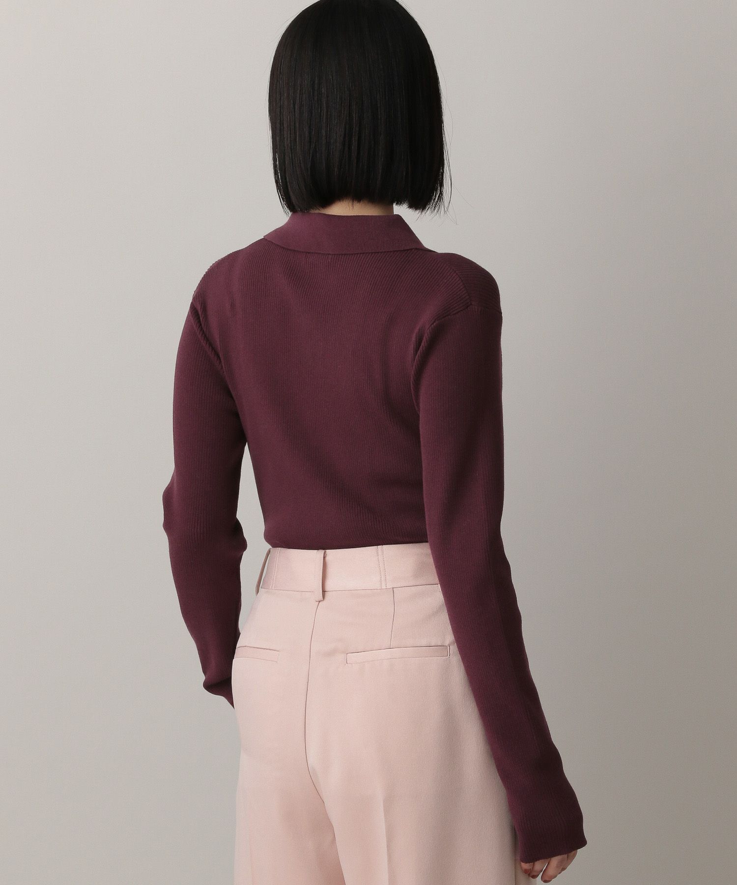 A part by 「エリツキリブニットプルオーバー_長袖」|ニット・セーター|