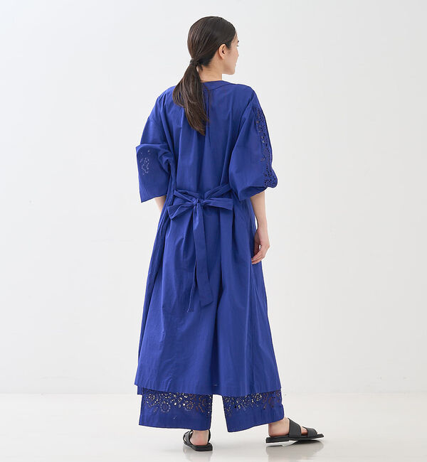 collex「アイレット刺繍ガウンワンピース」|ワンピース|