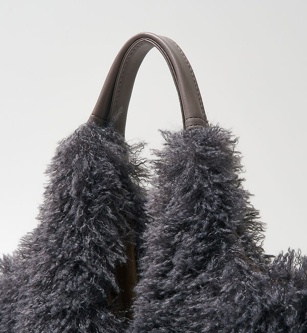 collex「【WEB限定】Vラインフェイクファートートバッグ」|トートバッグ|