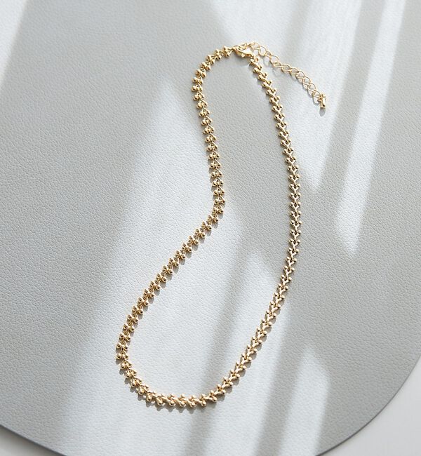 collex「【dignif】【金属アレルギー対応】ロウリーブスネックレス」|ネックレス|ゴールド