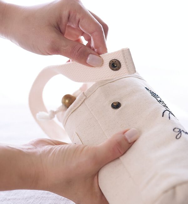 collex「【＋HAyU fabric】猫刺繍 ボトルケース 保冷・保温 レジャー」|食器・キッチングッズ|