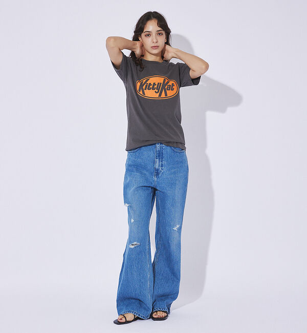 ABAHOUSE「【MIXTA/ミクスタ 】CREW NECK / I HOPE / KITTY」|Tシャツ・カットソー|