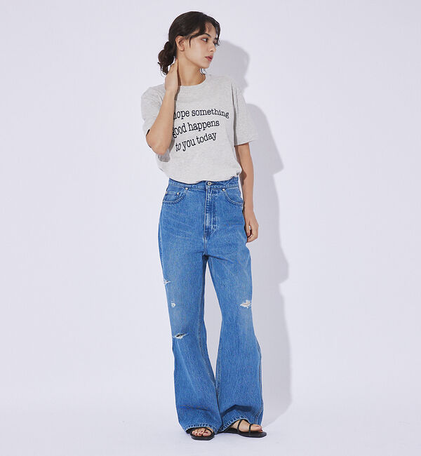 ABAHOUSE「【MIXTA/ミクスタ 】CREW NECK / I HOPE / KITTY」|Tシャツ・カットソー|