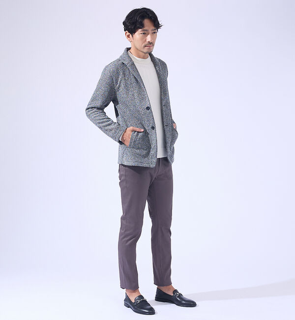 ABAHOUSE「【カシミヤタッチ】プルオーバー クルーネック ニット / ウォッシャブル」|ニット・セーター|