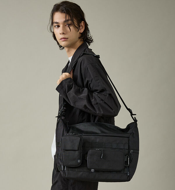 ABAHOUSE「【NoiR / ノワール】Tweak Shoulder / ツイーク ショルダー」|ショルダー・メッセンジャー|ブラック系その他2