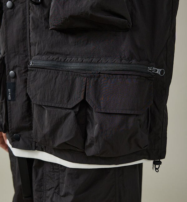 ABAHOUSE「【NoiR / ノワール】Connect Hooded / コネクトフーディ/N」|ブルゾン・スタジャン|