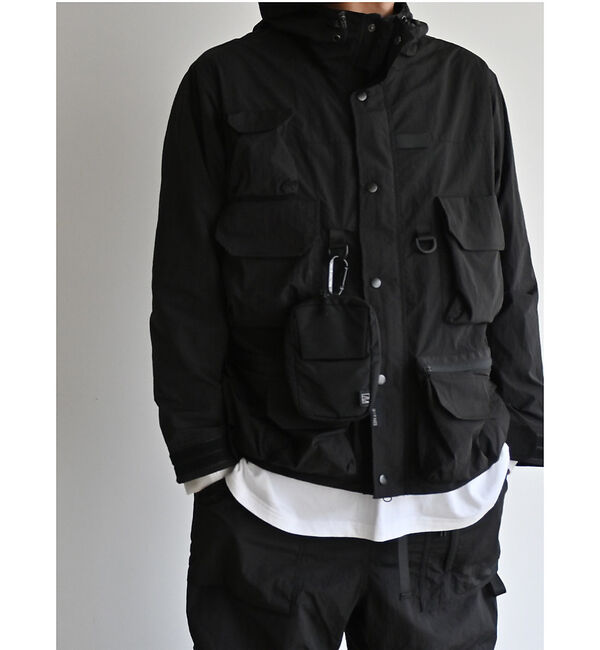 ABAHOUSE「【NoiR / ノワール】Connect Hooded / コネクトフーディ/N」|ブルゾン・スタジャン|