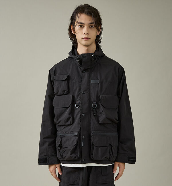 ABAHOUSE「【NoiR / ノワール】Connect Hooded / コネクトフーディ/N」|ブルゾン・スタジャン|