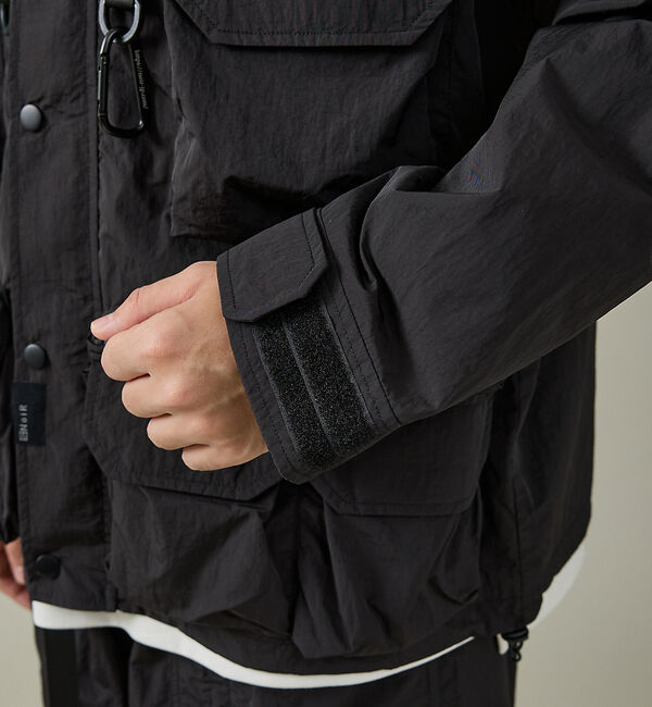 ABAHOUSE「【NoiR / ノワール】Connect Hooded / コネクトフーディ/N」|ブルゾン・スタジャン|