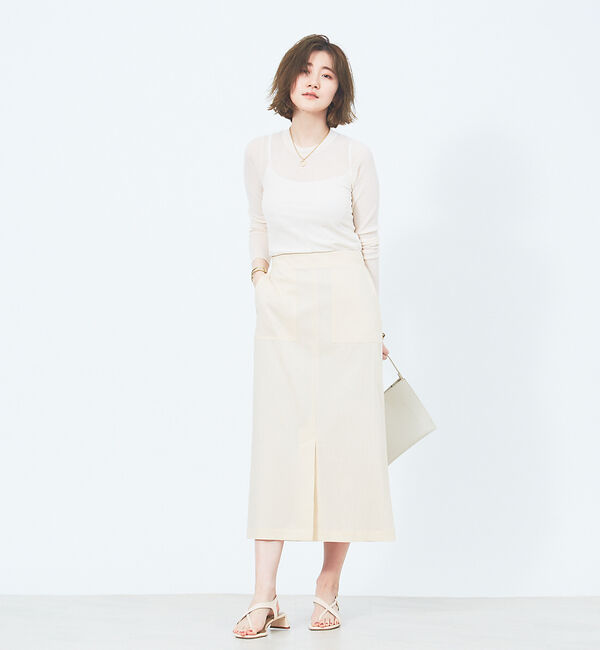 Rouge vif「透けリブニット」|ニット・セーター|