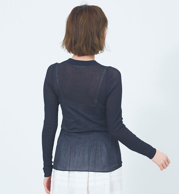 Rouge vif「透けリブニット」|ニット・セーター|