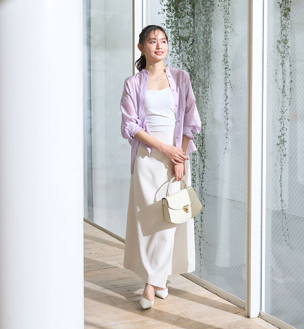 Rouge vif「ポケット付きシアーシャツ」|シャツ・ブラウス|