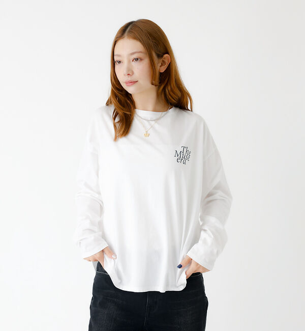 Rouge vif「【MICA&DEAL /マイカアンドディール】バックプリントロンT/カットソー/」|Tシャツ・カットソー|