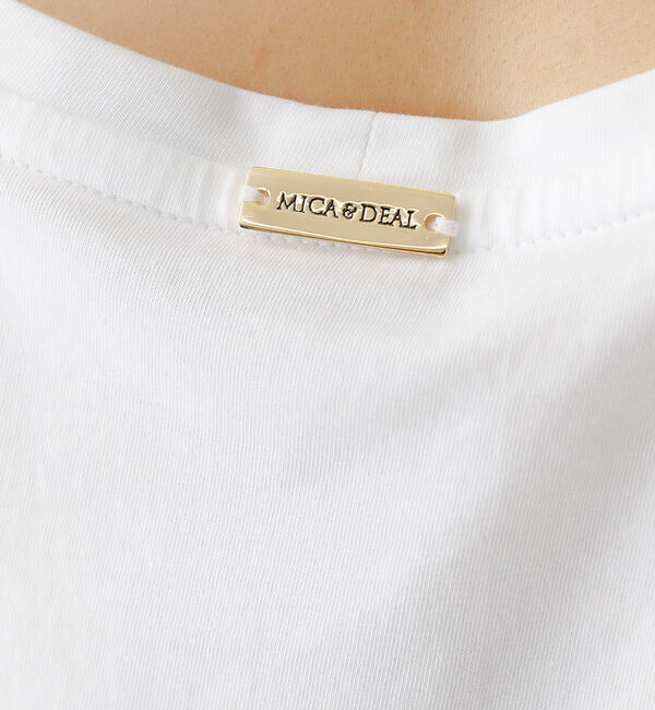 Rouge vif「【MICA&DEAL /マイカアンドディール】バックプリントロンT/カットソー/」|Tシャツ・カットソー|