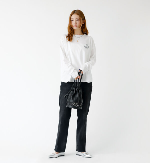 Rouge vif「【MICA&DEAL /マイカアンドディール】バックプリントロンT/カットソー/」|Tシャツ・カットソー|