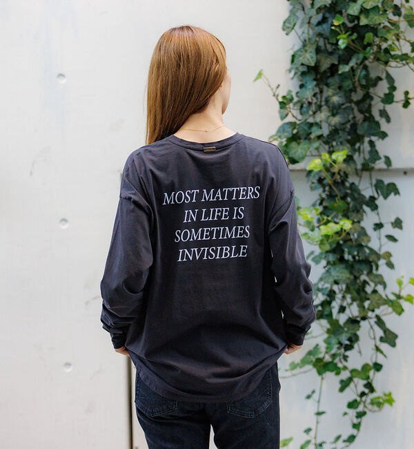 Rouge vif「【MICA&DEAL /マイカアンドディール】バックプリントロンT/カットソー/」|Tシャツ・カットソー|