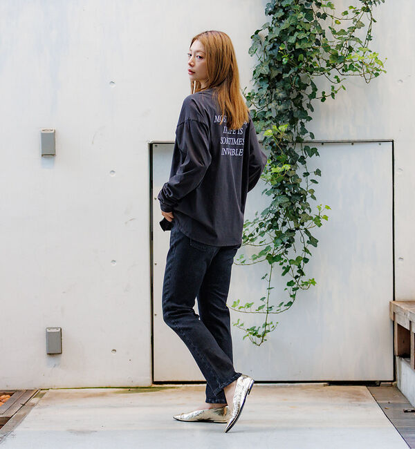 Rouge vif「【MICA&DEAL /マイカアンドディール】バックプリントロンT/カットソー/」|Tシャツ・カットソー|