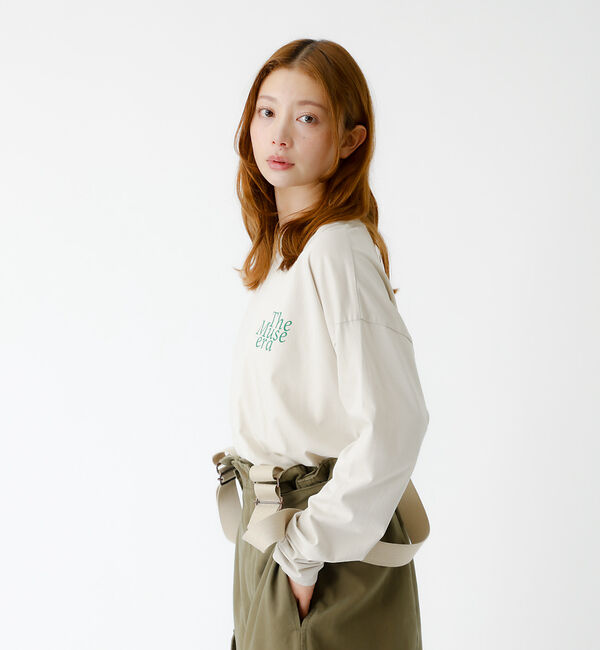 Rouge vif「【MICA&DEAL /マイカアンドディール】バックプリントロンT/カットソー/」|Tシャツ・カットソー|