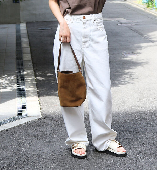 Rouge vif「【ORSETTO/オルセット】RACOOLTOスウェードレザーショルダーバッグ」|ショルダー・メッセンジャー|