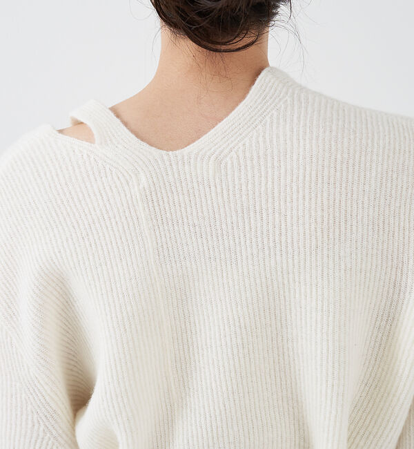 qualite「ブークレーリブニットプルオーバー」|ニット・セーター|