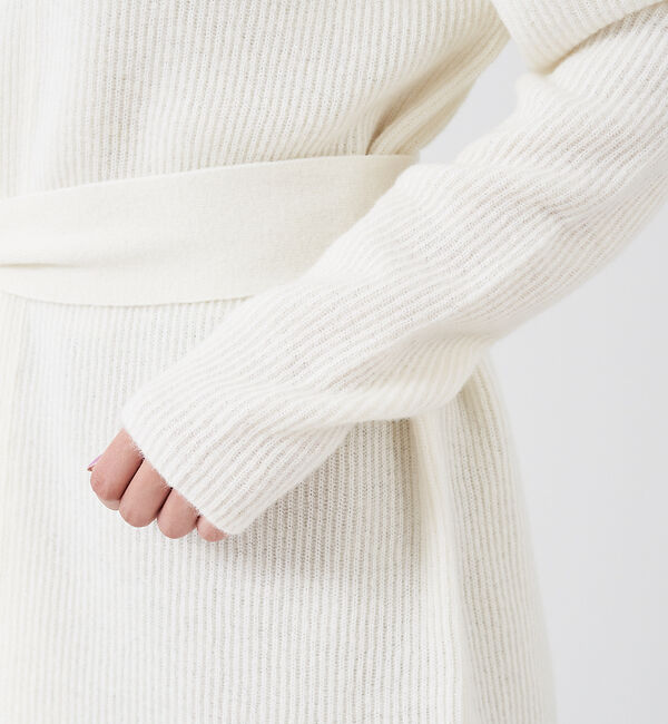 qualite「ブークレーリブニットプルオーバー」|ニット・セーター|