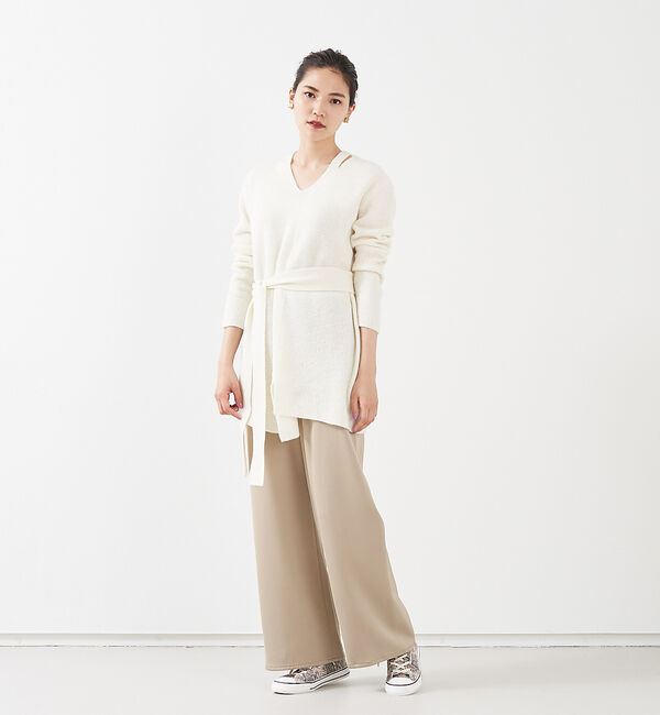 qualite「ブークレーリブニットプルオーバー」|ニット・セーター|